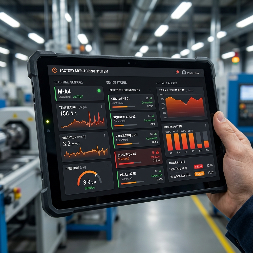 IoT monitoring dashboard