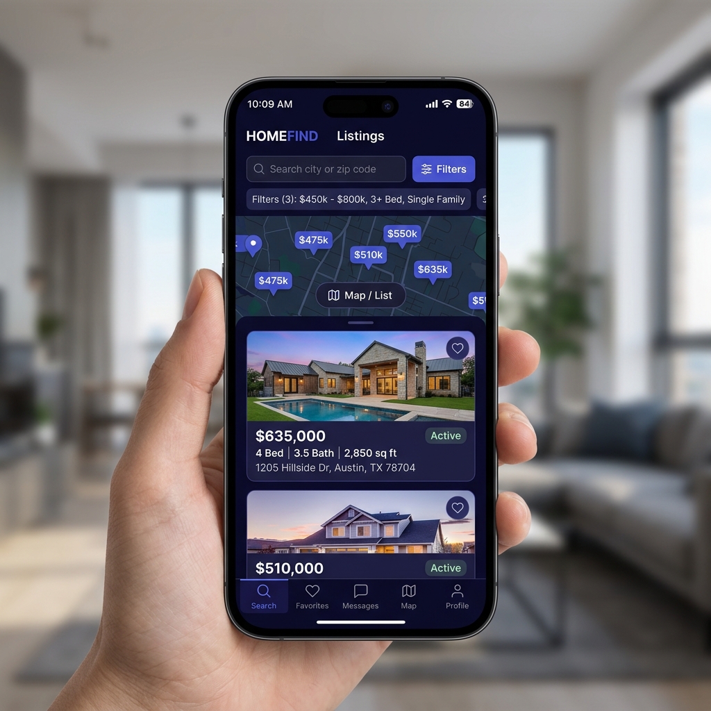 Real estate discovery app